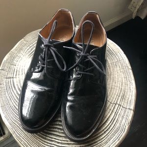 Women Oxford Loafers Black
